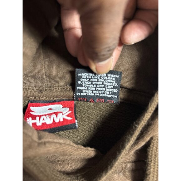 Tony Hawk Brown Hoodie With Skull Print L - Picture 6 of 11